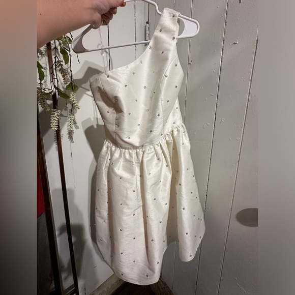 Sachin & Babi Elliana Anthropologie One Shoulder Dress size 4 - Picture 4 of 7